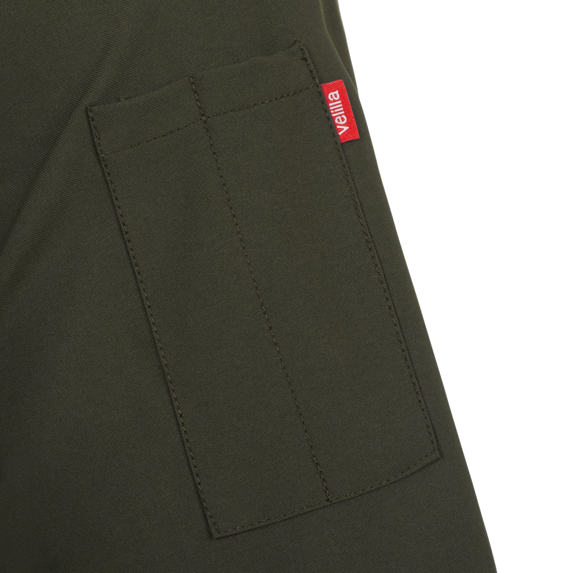 405209.CHAQUETA COCINA MICROFIBRA MC VERDE OLIVA XS