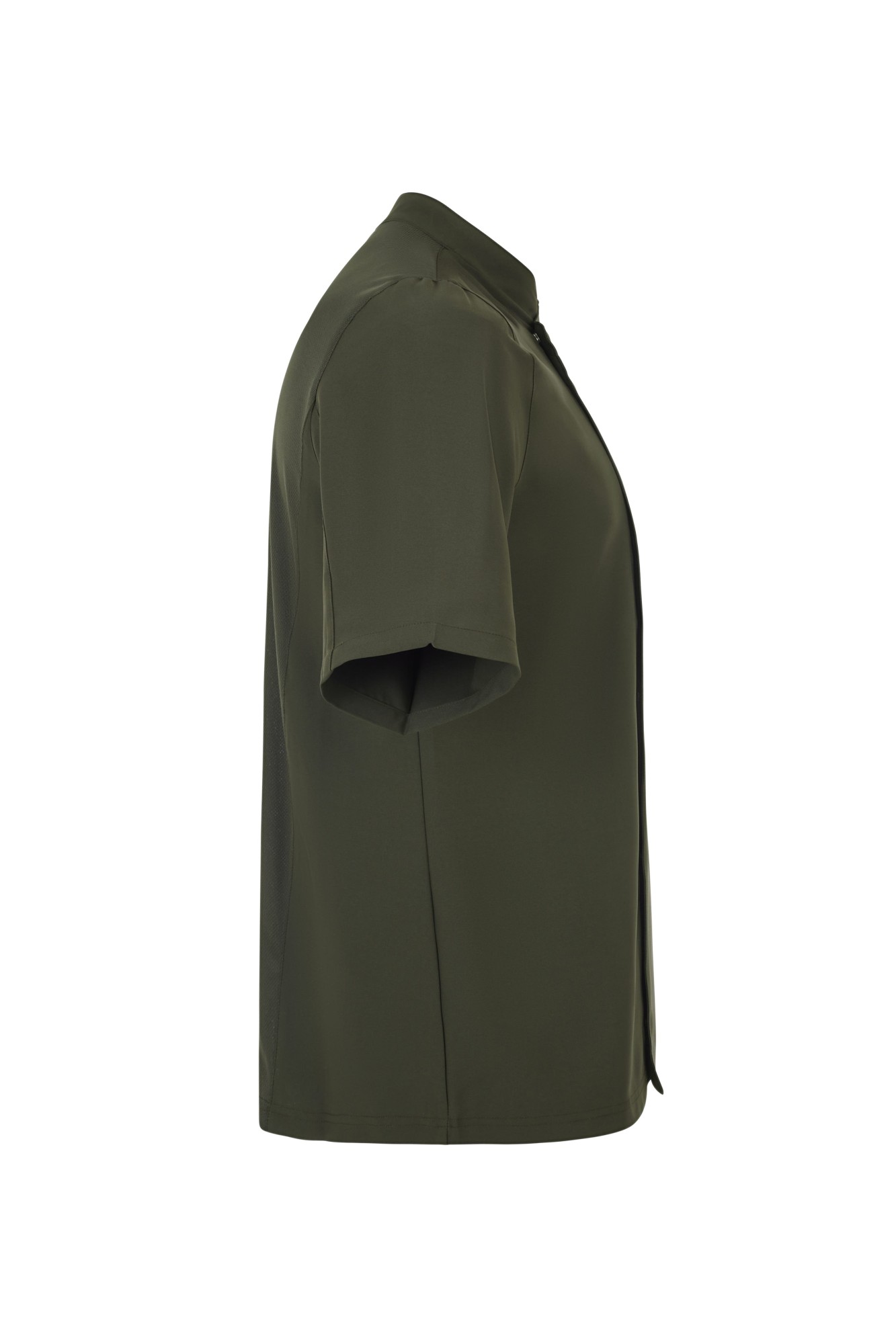 405209.CHAQUETA COCINA MICROFIBRA MC VERDE OLIVA XS