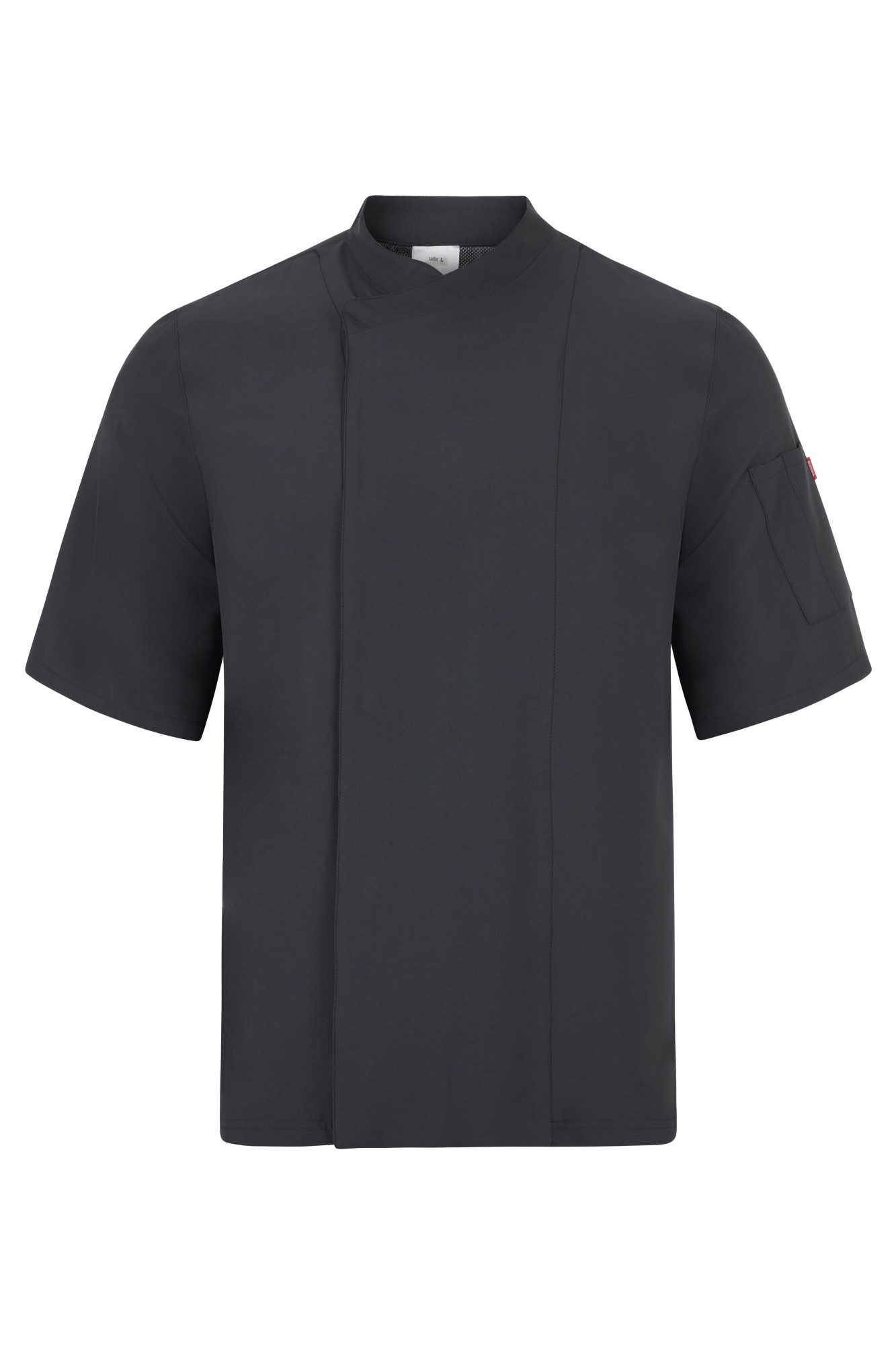 405209.CHAQUETA COCINA MICROFIBRA MC GRIS OSCURO XS