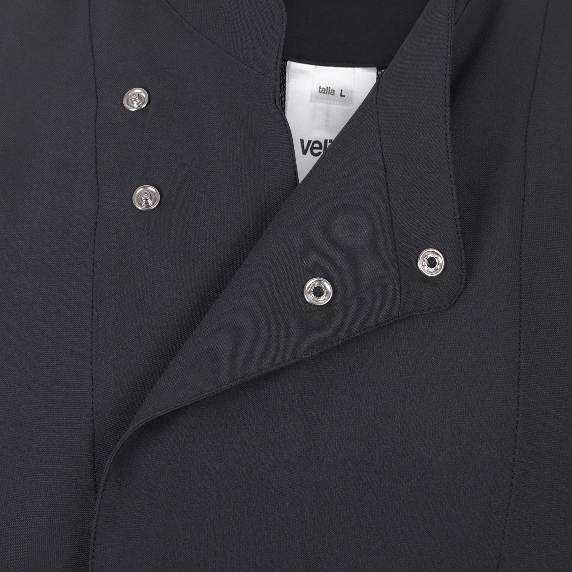 405209.CHAQUETA COCINA MICROFIBRA MC GRIS OSCURO XS