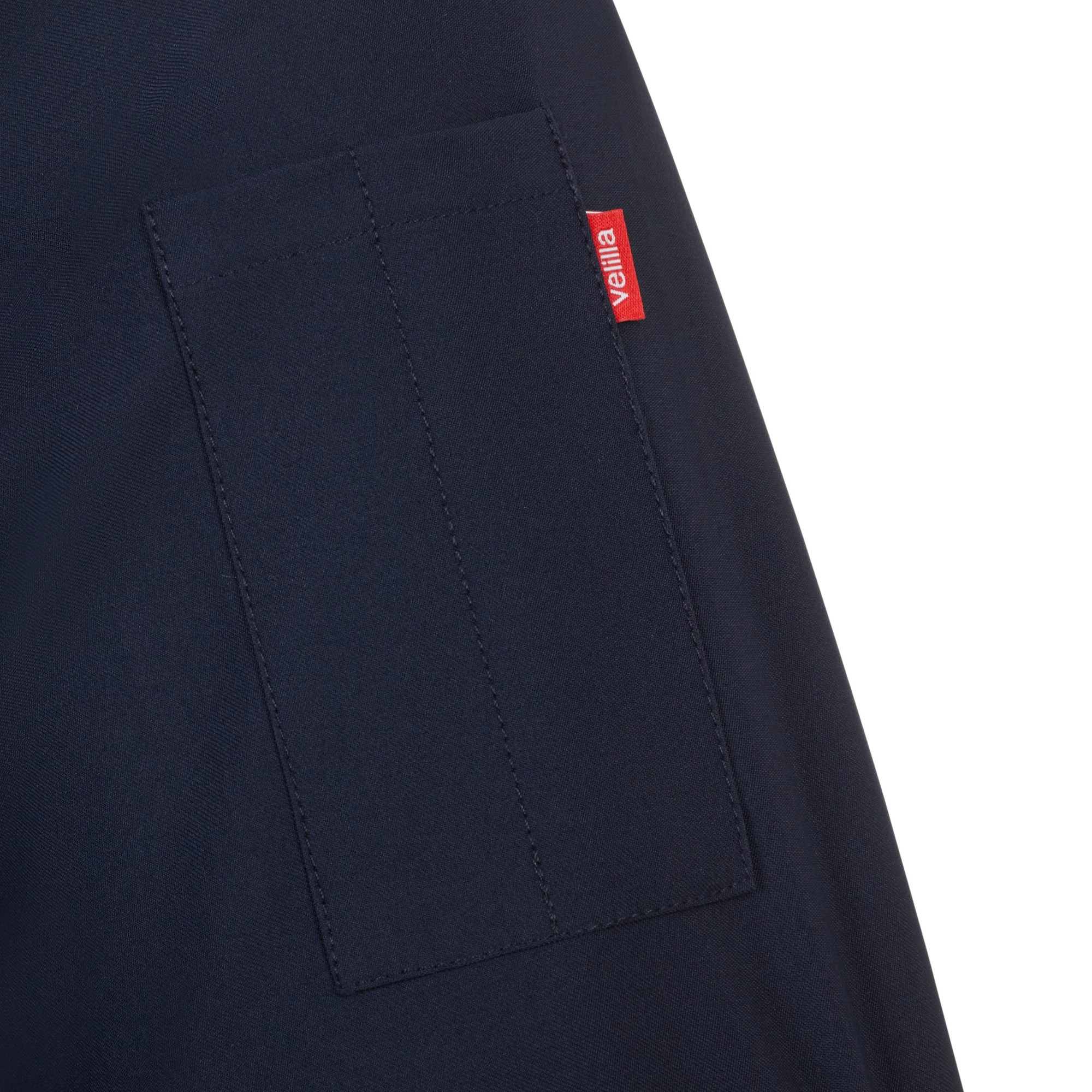 405209.CHAQUETA COCINA MICROFIBRA MC AZUL NAVY XS