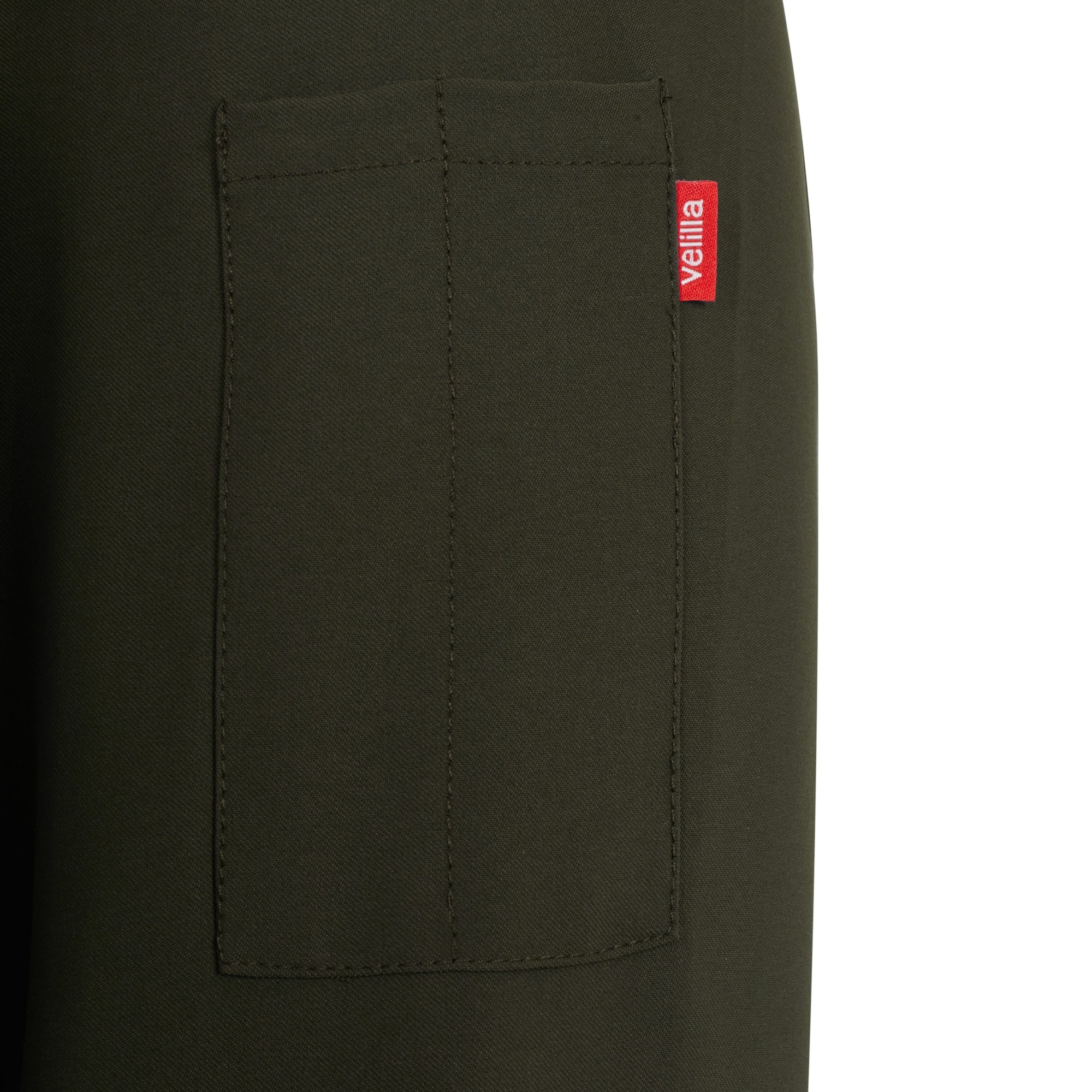 405210.CHAQUETA COCINA MICROFIBRA ML VERDE OLIVA XS