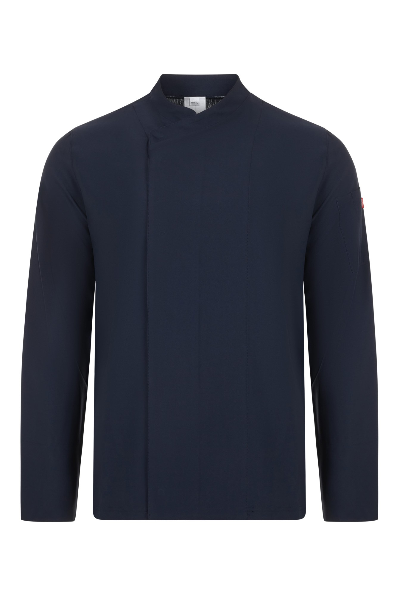 405210.CHAQUETA COCINA MICROFIBRA ML AZUL NAVY XS