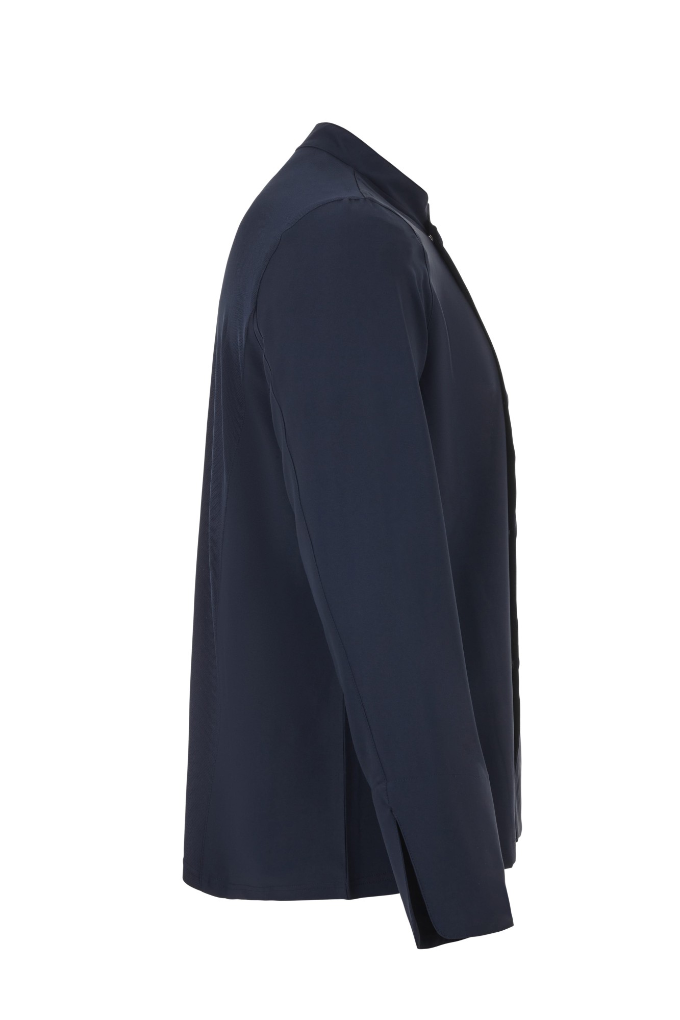 405210.CHAQUETA COCINA MICROFIBRA ML AZUL NAVY XS