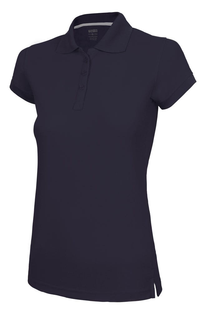 405503.POLO 100% POLIÉSTER MC MUJER AZUL NAVY 2XL
