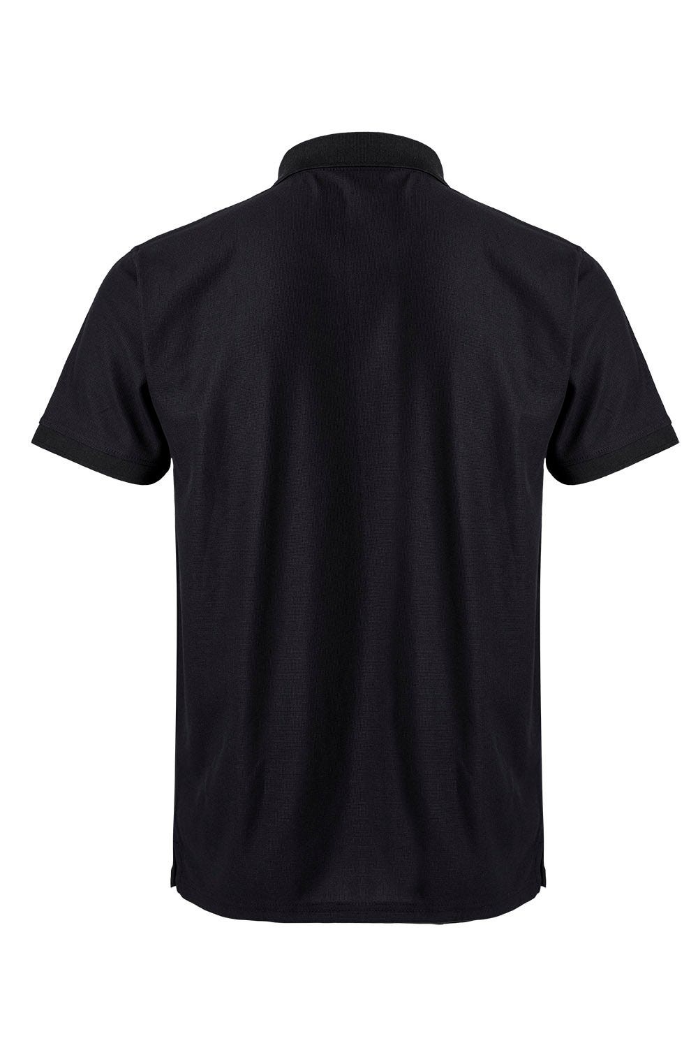 405504.POLO 100% POLIÉSTER MC HOMBRE NEGRO 2XL
