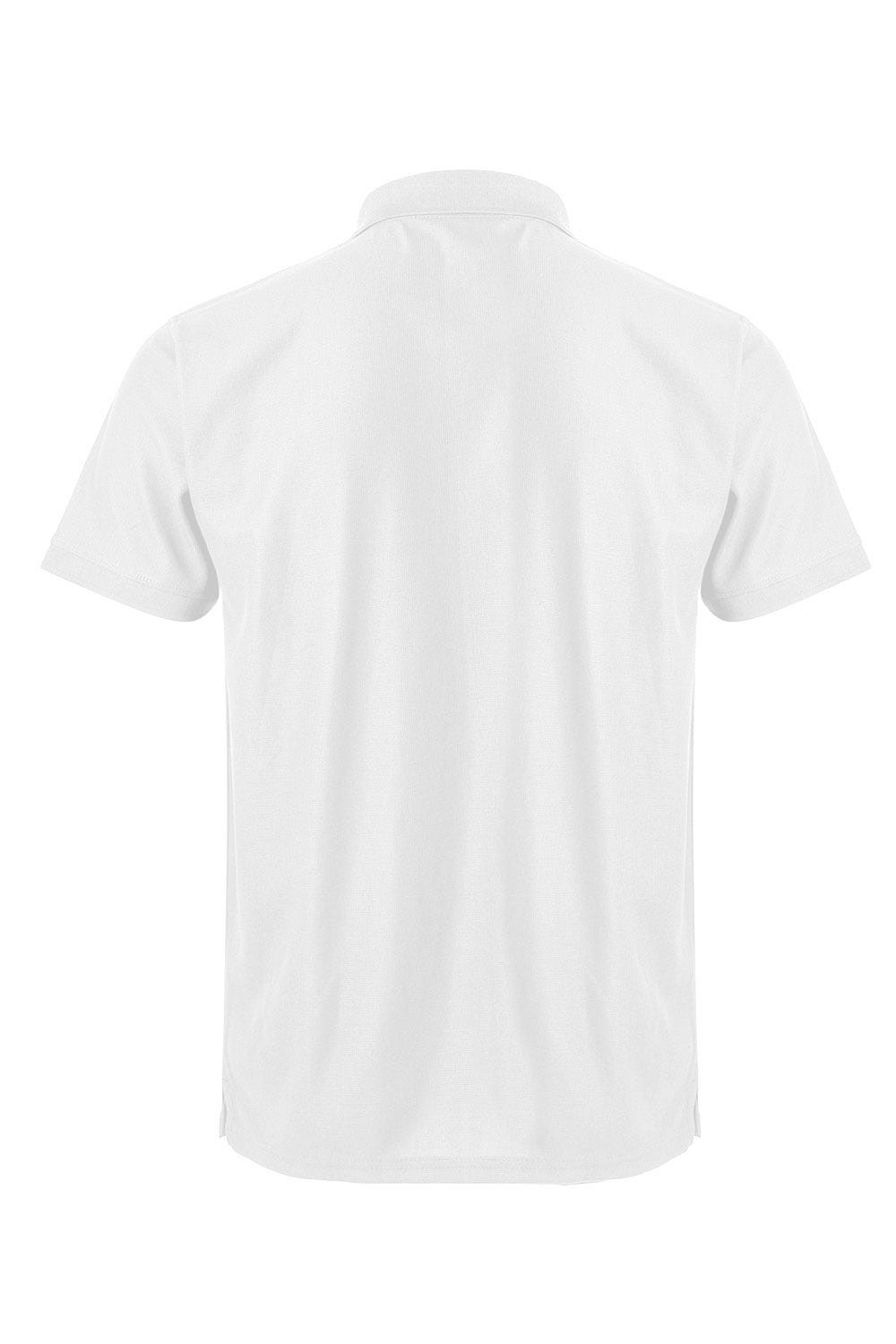 405504.POLO 100% POLIÉSTER MC HOMBRE BLANCO 2XL