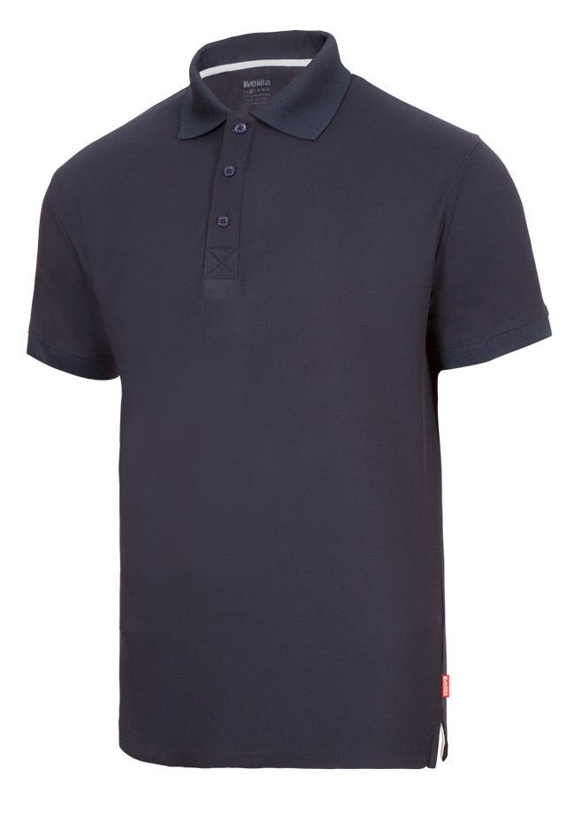 405504.POLO 100% POLIÉSTER MC HOMBRE AZUL NAVY 2XL