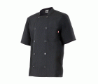 432.CHAQUETA COCINA MC NEGRO 44