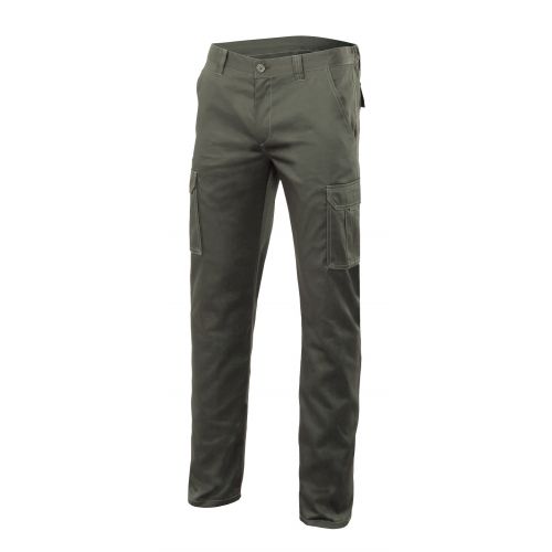103002S.PANTALÓN STRETCH VERDE CAZA 50