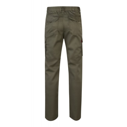103002S.PANTALÓN STRETCH VERDE CAZA 34