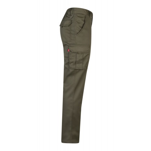 103002S.PANTALÓN STRETCH VERDE CAZA 34