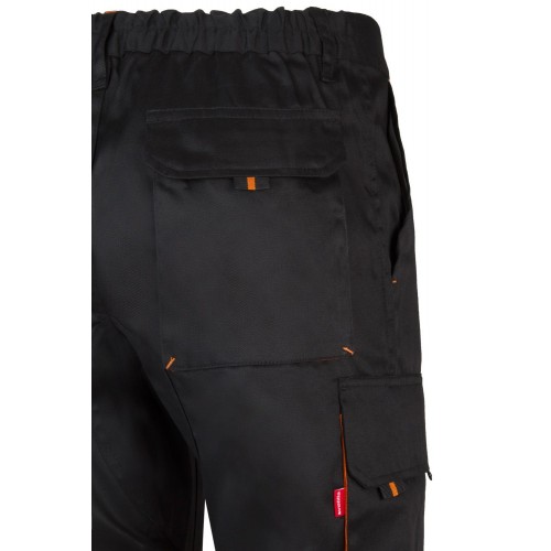 103004.PANTALÓN BICOLOR NEGRO/NARANJA 34