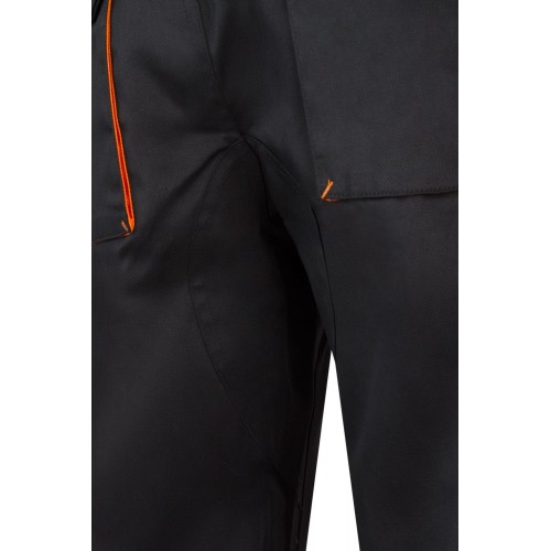 103004.PANTALÓN BICOLOR NEGRO/NARANJA 34