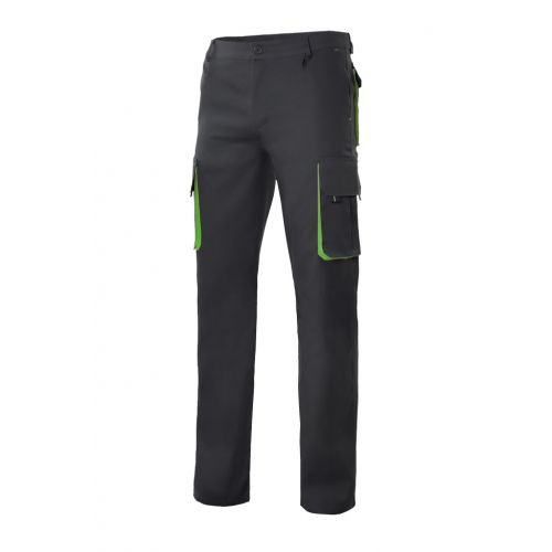 103004.PANTALÓN BICOLOR NEGRO/VERDE LIMA 60