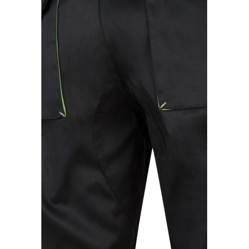 103004.PANTALÓN BICOLOR NEGRO/VERDE LIMA 34