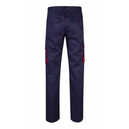 103004.PANTALÓN BICOLOR AZUL MARINO/ROJO 34