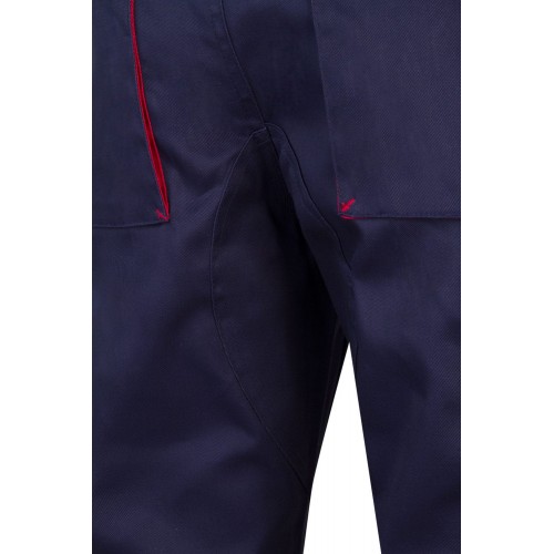 103004.PANTALÓN BICOLOR AZUL MARINO/ROJO 34