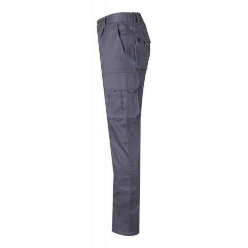 103004.PANTALÓN BICOLOR GRIS/CELESTE 34