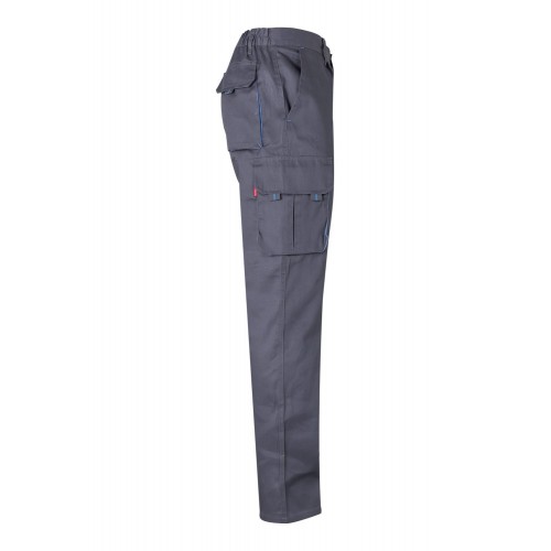 103004.PANTALÓN BICOLOR GRIS/CELESTE 34
