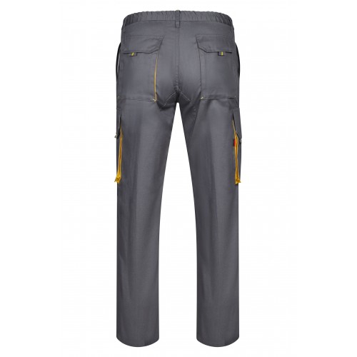 103004.PANTALÓN BICOLOR GRIS/AMARILLO 34