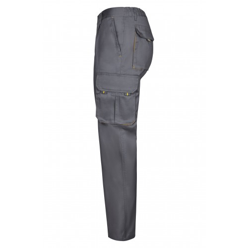 103004.PANTALÓN BICOLOR GRIS/AMARILLO 34