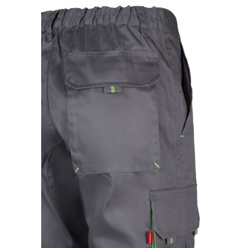 103004.PANTALÓN BICOLOR GRIS/VERDE LIMA 34