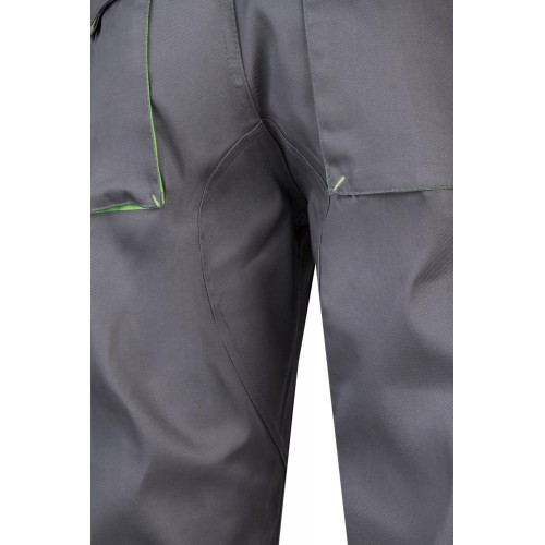 103004.PANTALÓN BICOLOR GRIS/VERDE LIMA 34