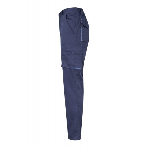103004.PANTALÓN BICOLOR AZUL NAVY/CELESTE 34