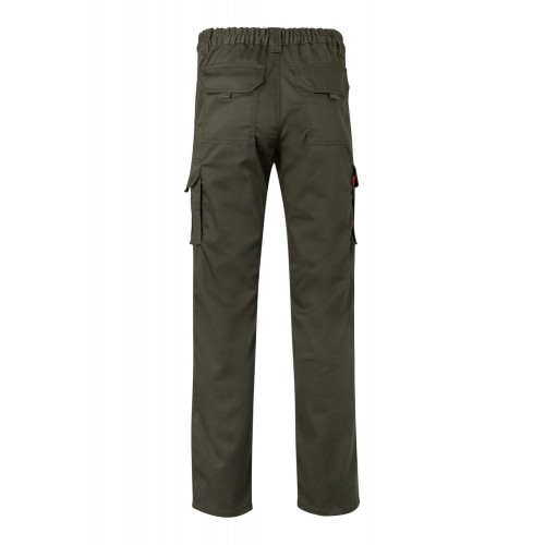 103005S.PANTALÓN STRETCH VERDE CAZA 34