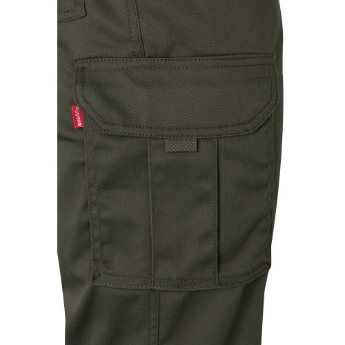 103005S.PANTALÓN STRETCH VERDE CAZA 34