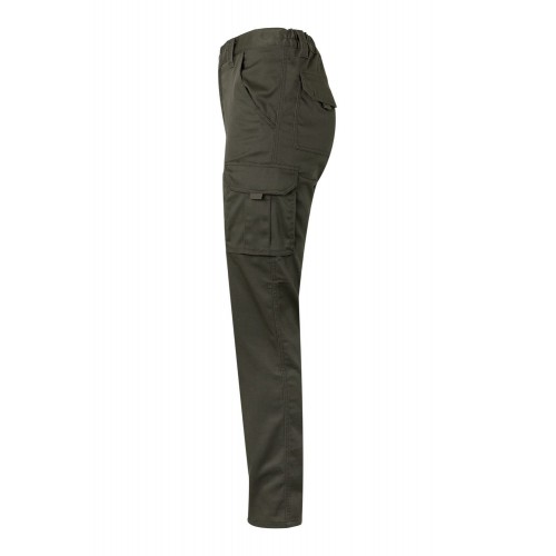 103005S.PANTALÓN STRETCH VERDE CAZA 34