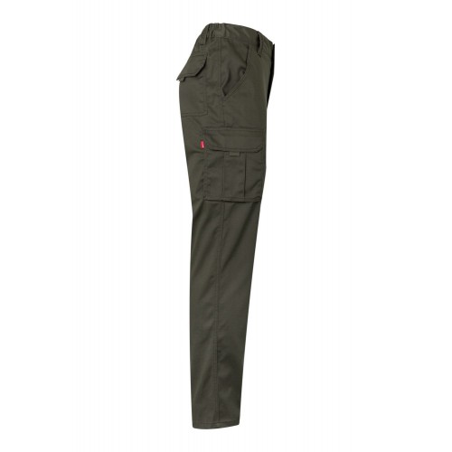 103005S.PANTALÓN STRETCH VERDE CAZA 34