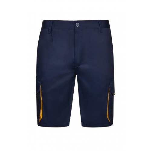 103007.BERMUDA BICOLOR AZUL NAVY/AMARILLO 34
