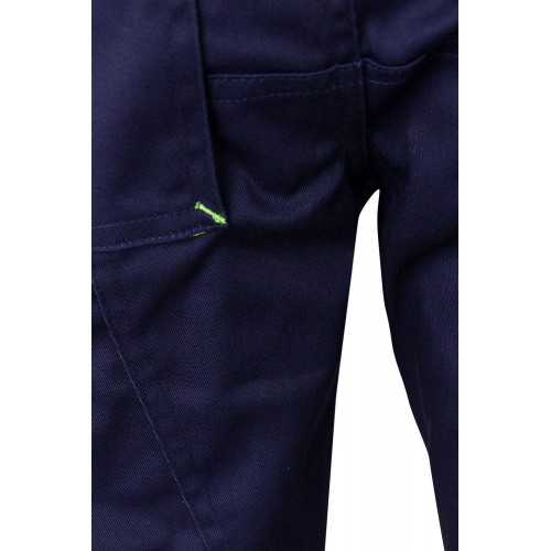 103008S.PANTALÓN STRETCH BICOLOR AZUL MARINO/AMARILLO FLÚOR 34