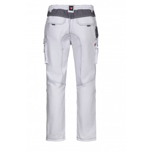 103011B.PANTALÓN CANVAS BICOLOR BLANCO/GRIS S