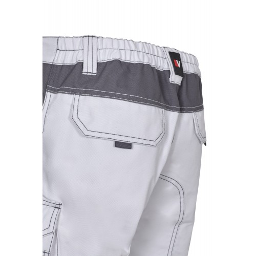 103011B.PANTALÓN CANVAS BICOLOR BLANCO/GRIS S