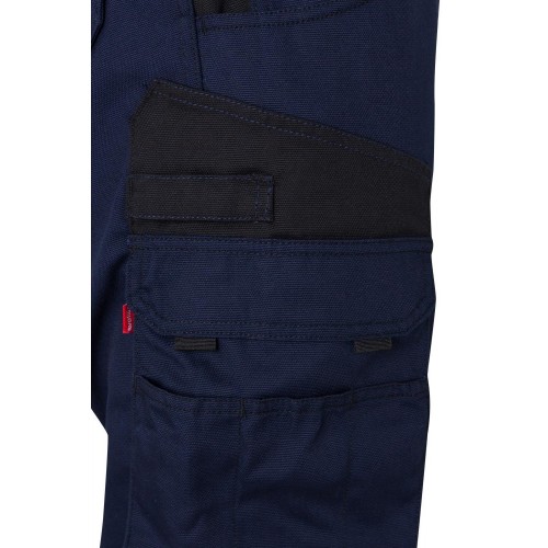 103011B.PANTALÓN CANVAS BICOLOR AZUL NAVY/NEGRO 2XL