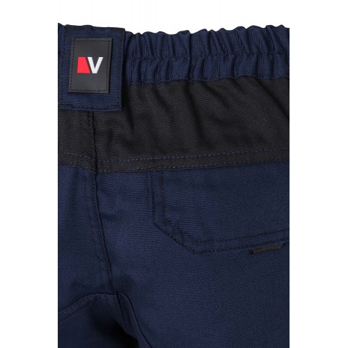 103011B.PANTALÓN CANVAS BICOLOR AZUL NAVY/NEGRO 2XL