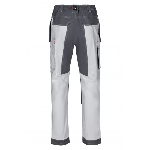 103019S.PANTALÓN CANVAS STRETCH BLANCO/GRIS S