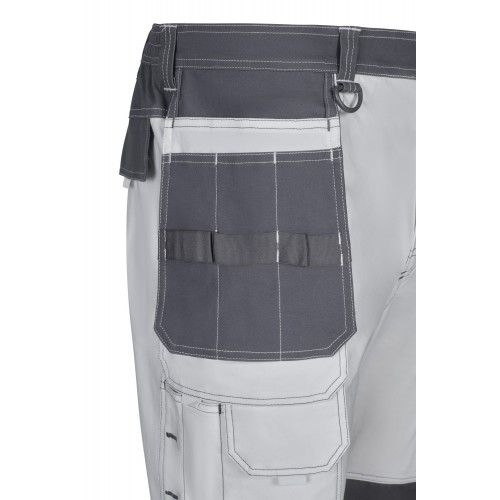 103019S.PANTALÓN CANVAS STRETCH BLANCO/GRIS S