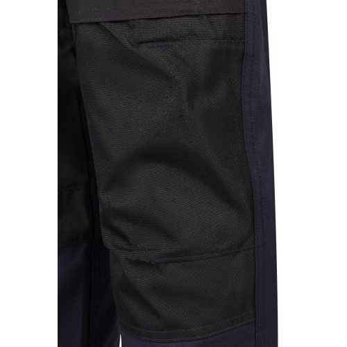 103019S.PANTALÓN CANVAS STRETCH AZUL NAVY/NEGRO 2XL