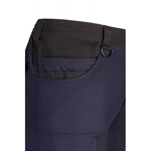 103019S.PANTALÓN CANVAS STRETCH AZUL NAVY/NEGRO 2XL