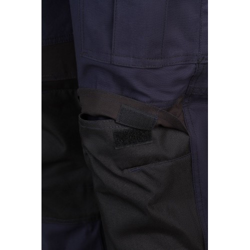 103019S.PANTALÓN CANVAS STRETCH AZUL NAVY/NEGRO 2XL