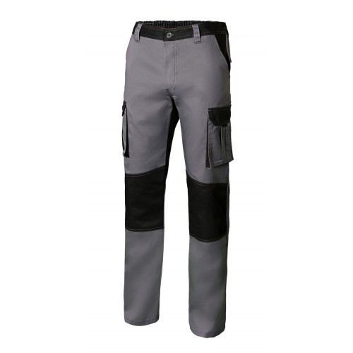 103020B.PANTALÓN BICOLOR GRIS/NEGRO 44