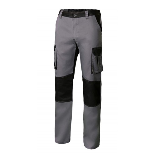 103020B.PANTALÓN BICOLOR GRIS/NEGRO 58