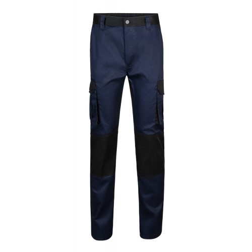 103020B.PANTALÓN BICOLOR AZUL NAVY/NEGRO 40