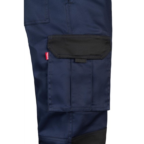 103020B.PANTALÓN BICOLOR AZUL NAVY/NEGRO 34