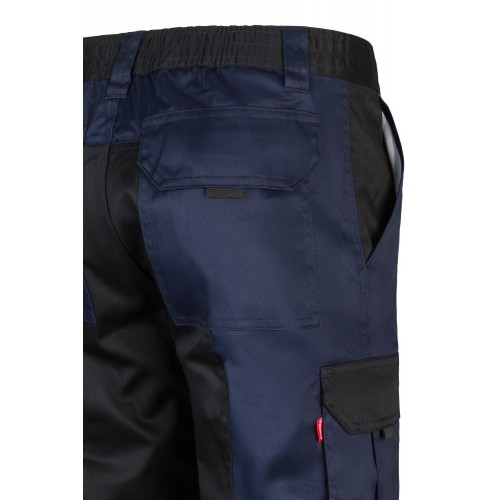 103020B.PANTALÓN BICOLOR AZUL NAVY/NEGRO 34