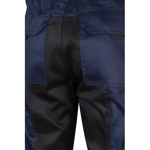 103020B.PANTALÓN BICOLOR AZUL NAVY/NEGRO 34